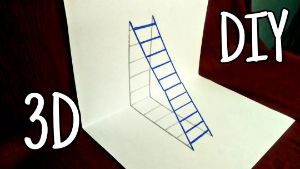 DIY 3D Ladder drawing