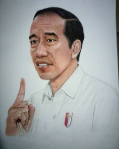 President Joko Widodo Drawing