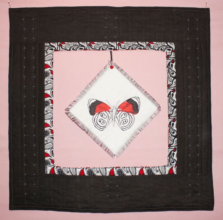 The 88 Butterfly Art Quilt - Donna Weber Designs