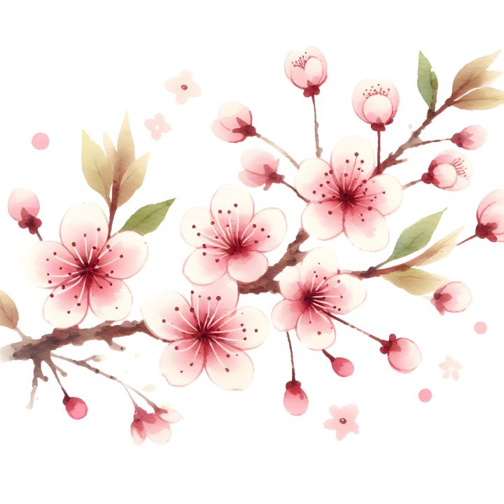 Sakura Buds - Colour Wonder - Digital Art & AI, Flowers, Plants ...