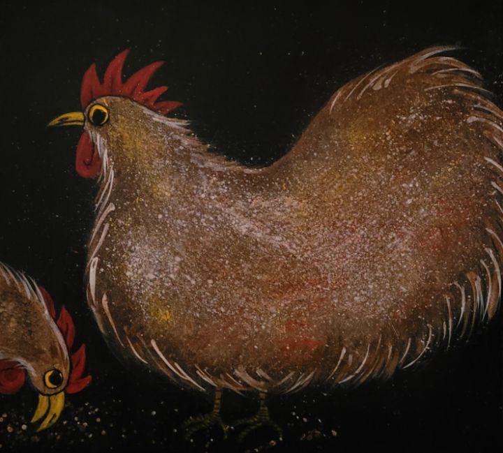 Dirty Old Chickens - CAC Carmell  Art Company