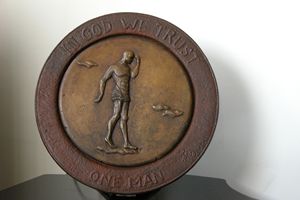 Bronze Coin In God We Trust - Reza Zarechian