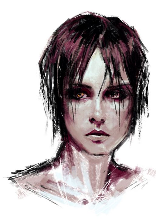 Crow Girl - Axis' Fine Art Prints