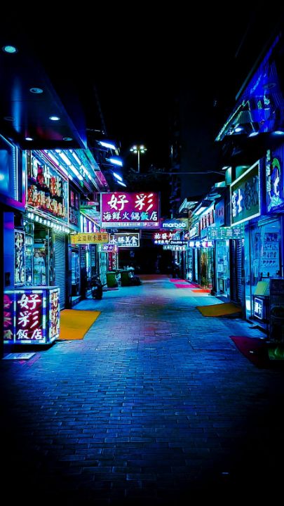 Neon Macau (Blue) - SammySylvester