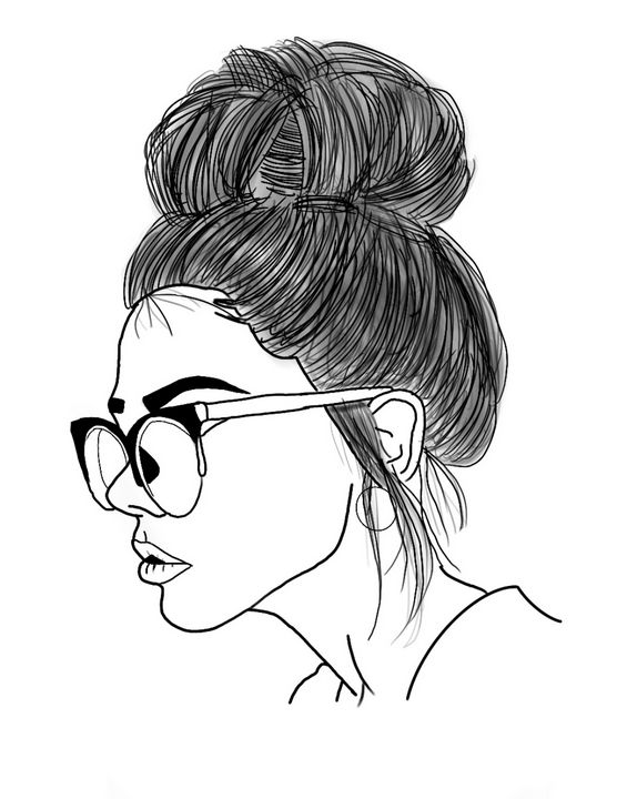 Meet me after class! #sketch #girls #glasses #pencil #sket… | Flickr