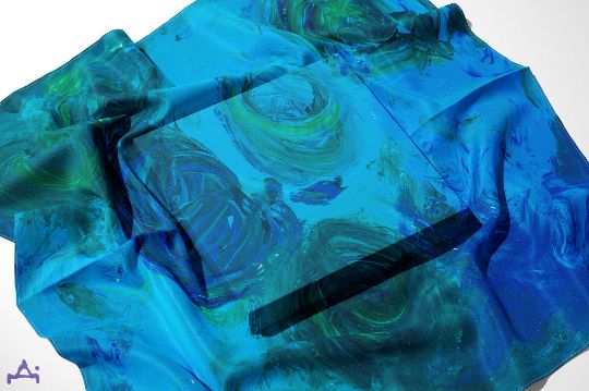 Roses in Blue - Stroke Survivor izpitanie-art- Donka