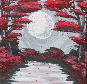 Midnight Garden (Red)