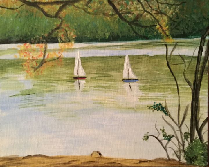 Mill Lake Sales Nicki Paintings & Prints, Landscapes & Nature, Lakes & Ponds ArtPal