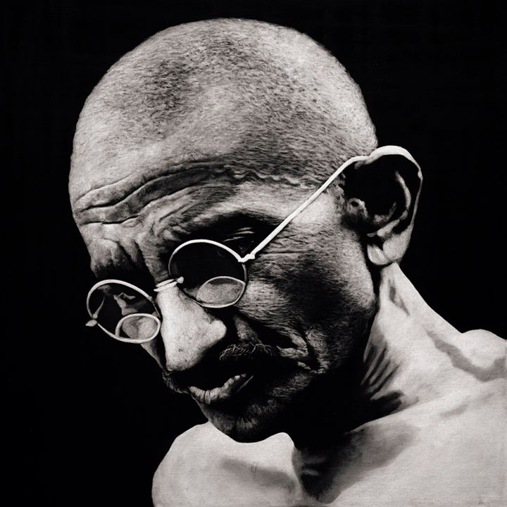 Gandhi #2 - Artist Print - Marc Alexander - Paintings & Prints, People ...