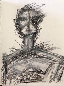 Man scribble