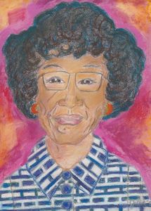 Patel Painting of Shirley Chisholm