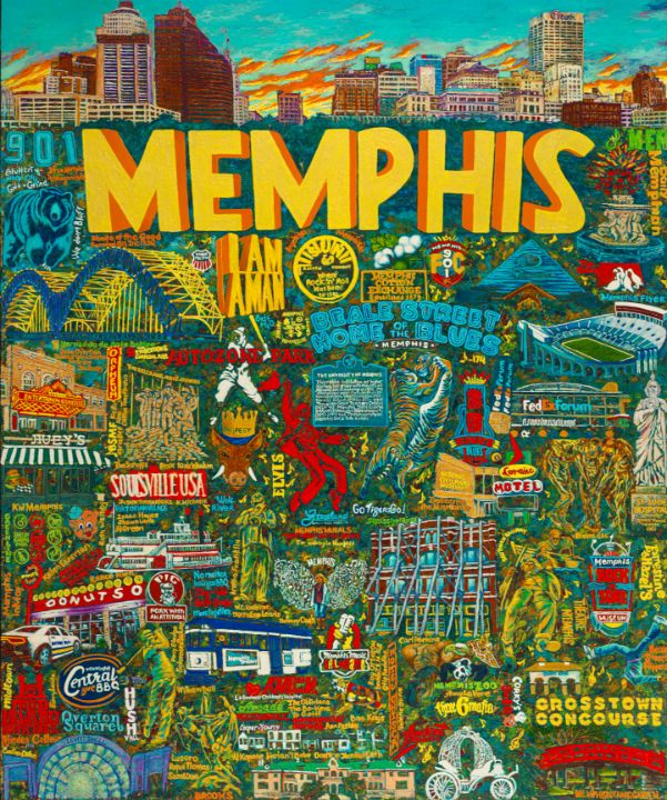 Memphis Artists Paintings Memphis Brooks Museum Of Art Raised In New