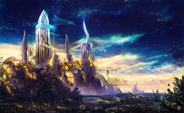 Elven City - ID Artcraft - Digital Art, Fantasy & Mythology, Magical ...