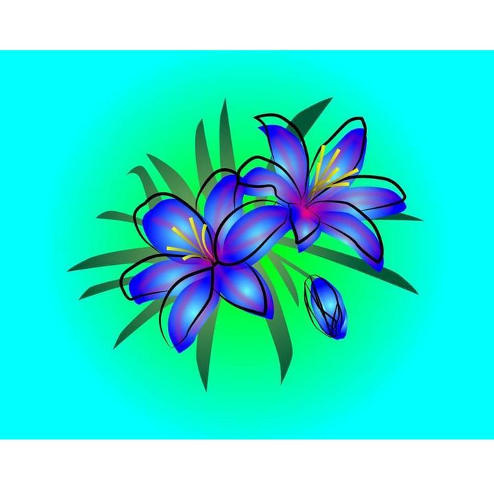 Flowers - Graphic design