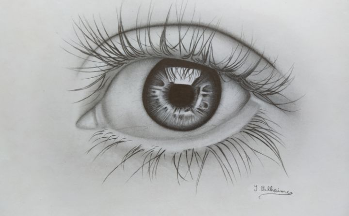 Eye Pencil Drawing Fine Art Signed Print - Etsy Canada-saigonsouth.com.vn