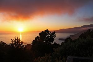 Sunset In Big Sur