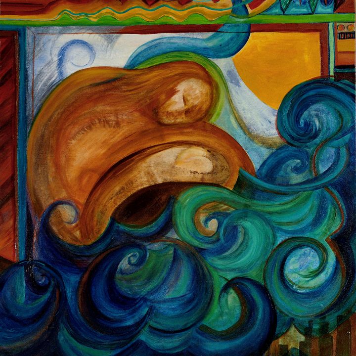 That Storm Hurricane Katrina Sena Tidwell Paintings Prints Abstract Figurative Artpal