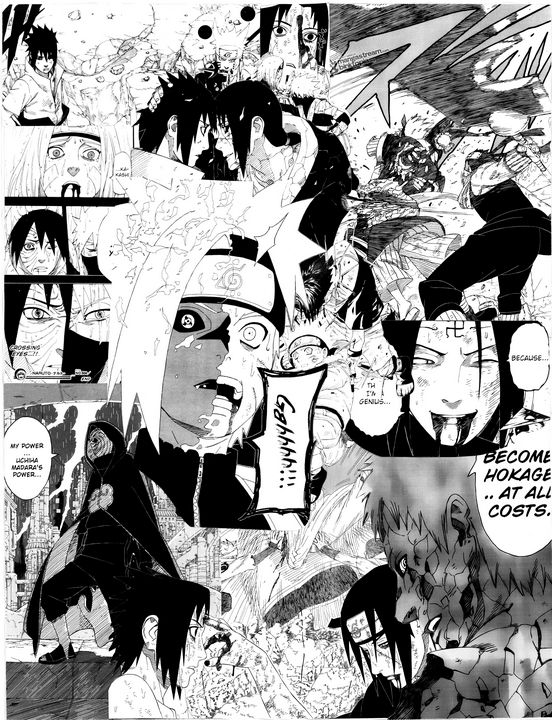 Naruto Manga Collage - Anime Collage Store - Drawings & Illustration,  Fantasy & Mythology, Other Fantasy & Mythology - ArtPal