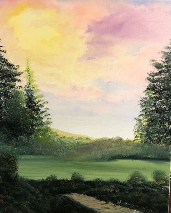 Quiet Morning Greg Norris Paintings Prints Landscapes Nature 