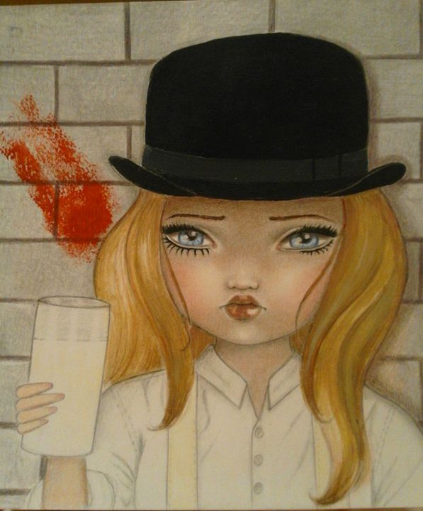 Drug , clockwork orange - Clara Tiengo Art