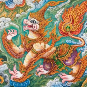 Hanuman in the Celestial Battle - LexChayada