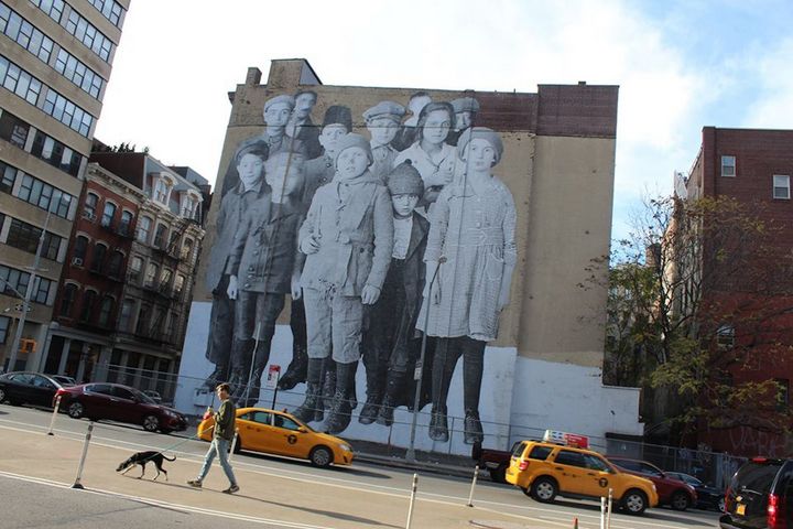 Lower Manhattan Mural - Sophia Zeteo Art