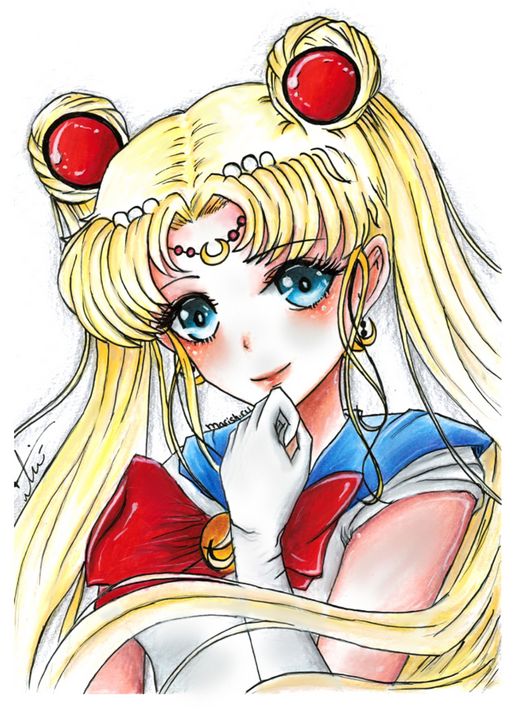 Sailor Moon Drawing / Art  - Paintings & Prints, People &  Figures, Animation, Anime, & Comics, Other Animation, Anime, & Comics -  ArtPal