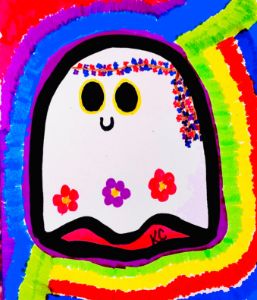 Hippie Ghost - KC doodles and art - Drawings & Illustration