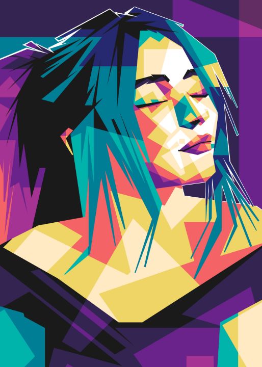 Sabrina Carpenter pop art - Asran vektor - Paintings & Prints