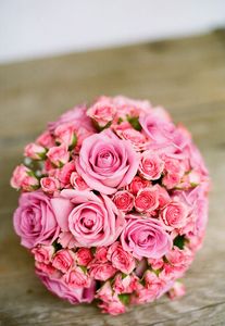 Bridal pink bouquet