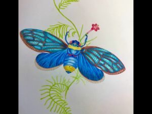 Insect in Blue