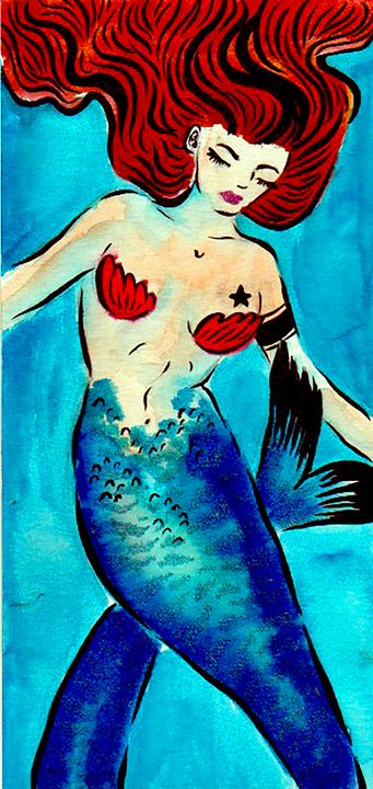Star Mermaid - Illustrations by Jaycee