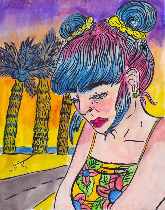 Summer Girl - Illustrations by Jaycee