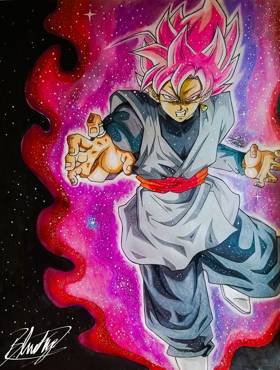 Sketch of Goku Black Ultra Instinct - Fanart [Dragon Ball Super] 