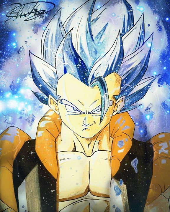 Drawing Mastered Ultra Instinct Gogeta and Vegito Super Saiyan