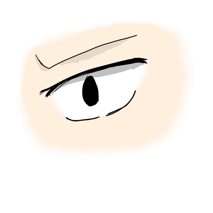 anime guy eyes drawing