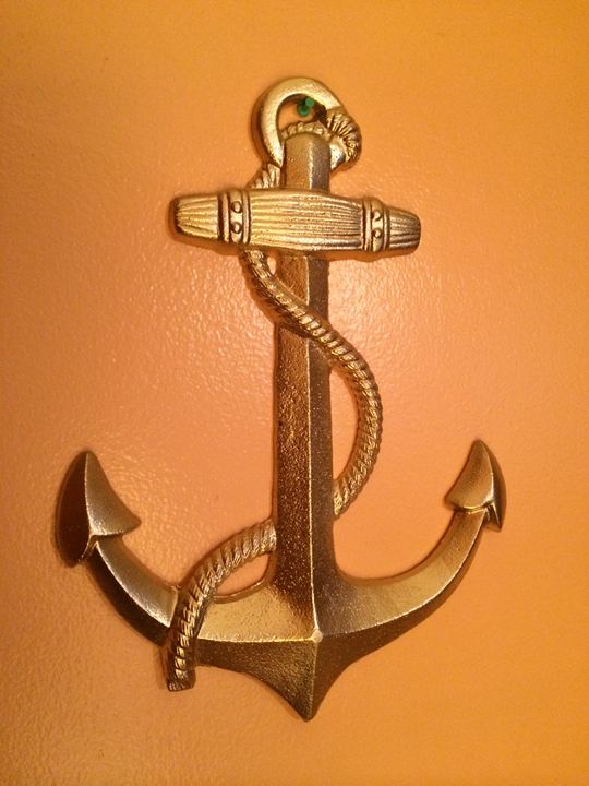Gold Plated Ship Anchor Wall Decor Bluefurn Crafts Other Art