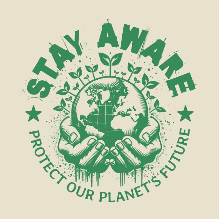 Stay Aware Stay Aware Protect Our Planet's - Artful Vision - Digital Art ...