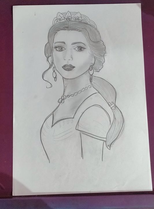 Princess Jasmine Drawing - Alvia's Art world - Drawings & Illustration,  Childrens Art, Disney - ArtPal