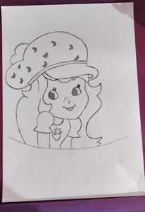 Strawberry girl Drawing