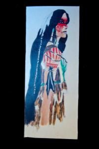 Native American Princess - Fine Art and Illustrations by Lisa E.