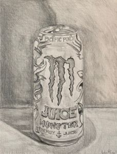 Fruit Punch Monster Energy Drink - J Eneas Art