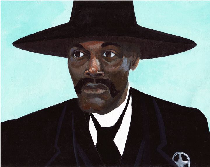 Bass Reeves With a Star - GAS-ART GIFTS