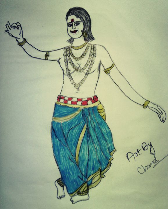 Bharatanatyam ( south Indian dance form) : r/Illustration