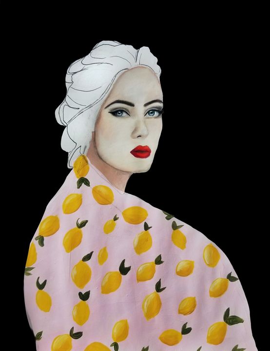 Citron | Female Portrait - Wallflower Workshop Art