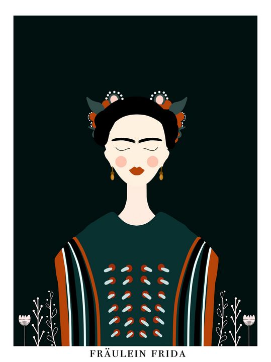 Fräulein Frida | Female Portrait V2 - Wallflower Workshop Art