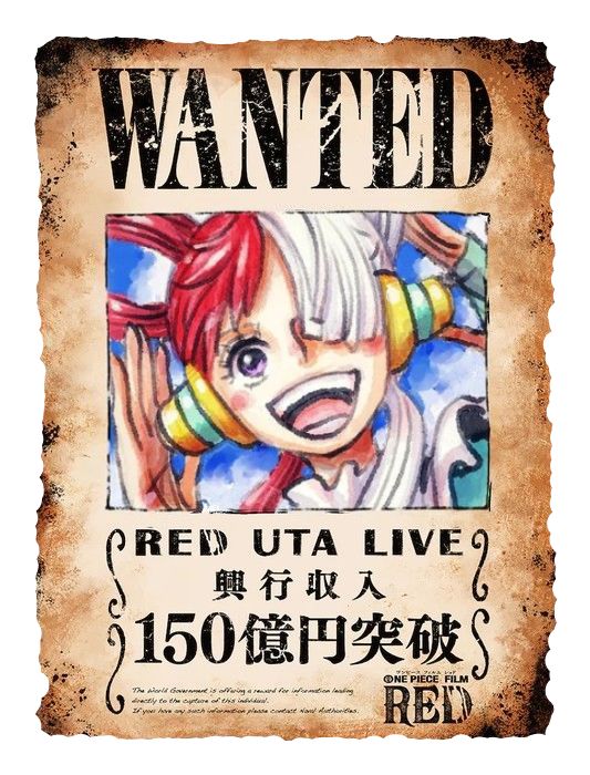 One piece Uta wanted poster - Soul - Digital Art & AI, Childrens 