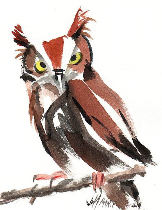A Nice Owl - Jeff Atnip Art