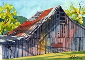 Behind The Barn - Jeff Atnip Art