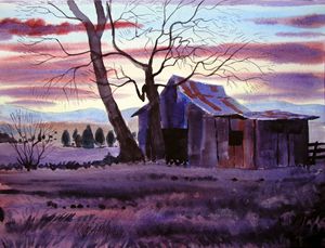 Eagleville Sunset - Jeff Atnip Art